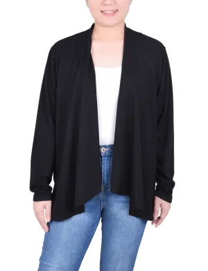 Petite Long Sleeve Swing Cardigan
