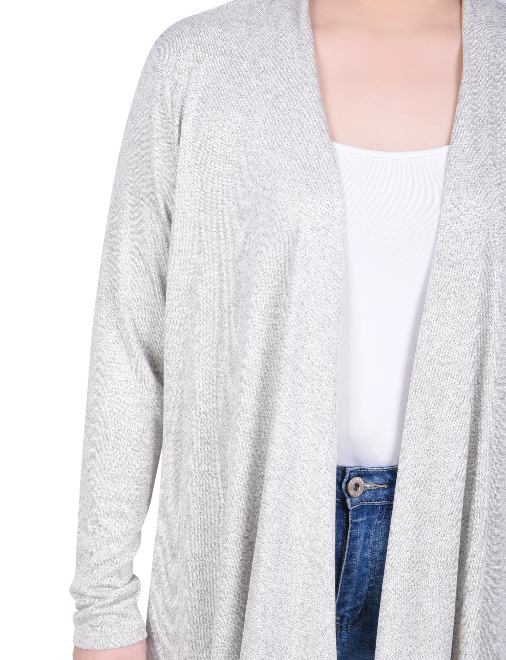 Petite Long Sleeve Swing Cardigan
