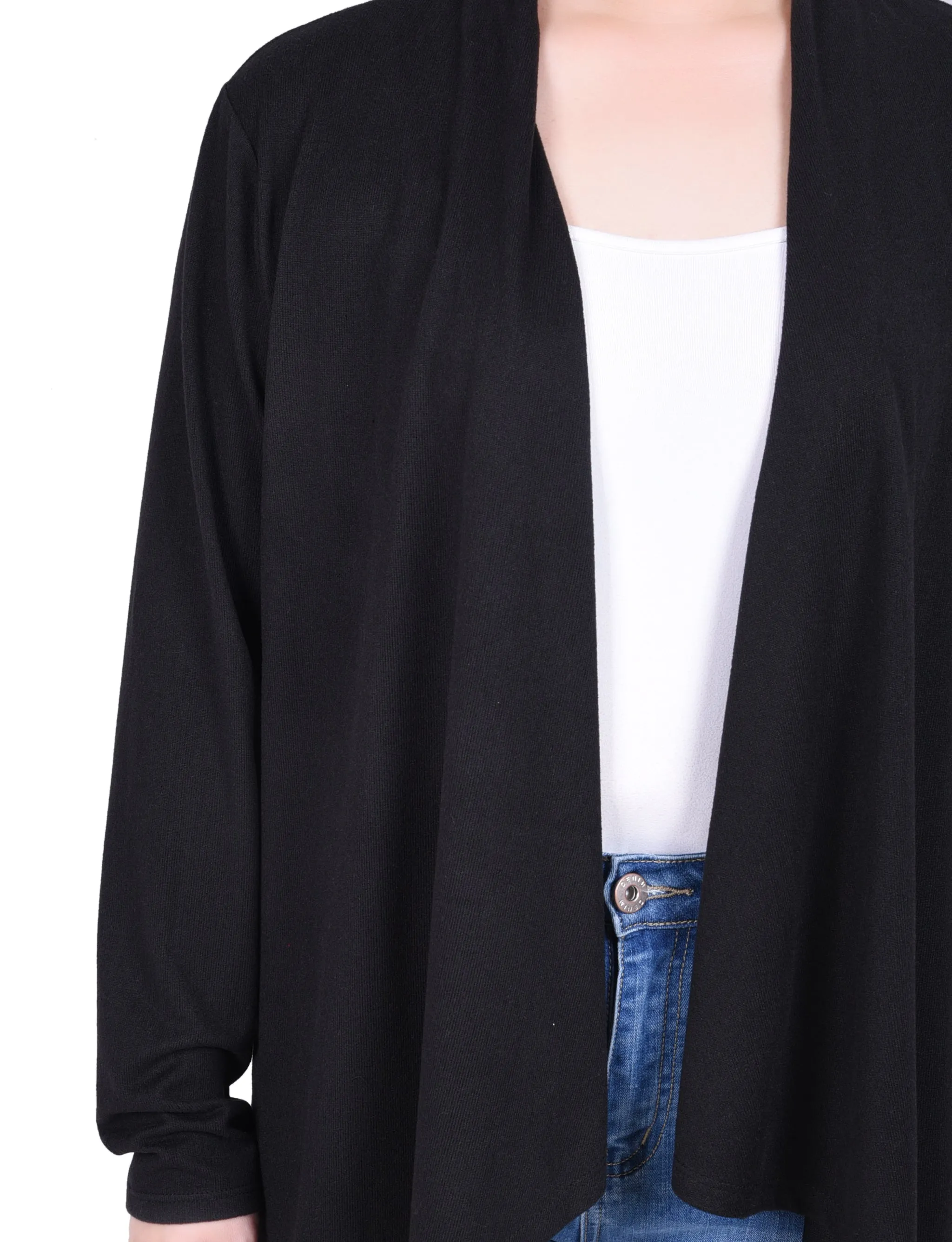 Petite Long Sleeve Swing Cardigan
