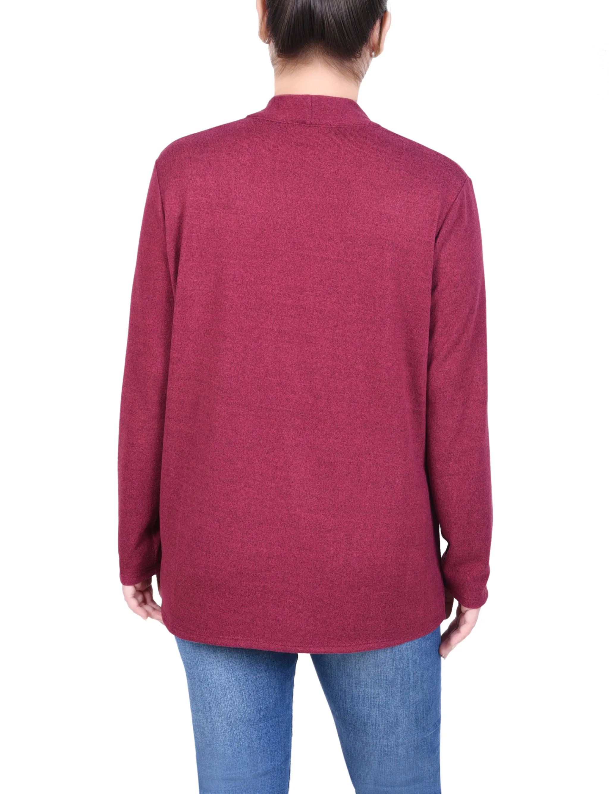 Petite Long Sleeve Swing Cardigan