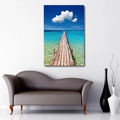 Pier to Paradise Art Canvas