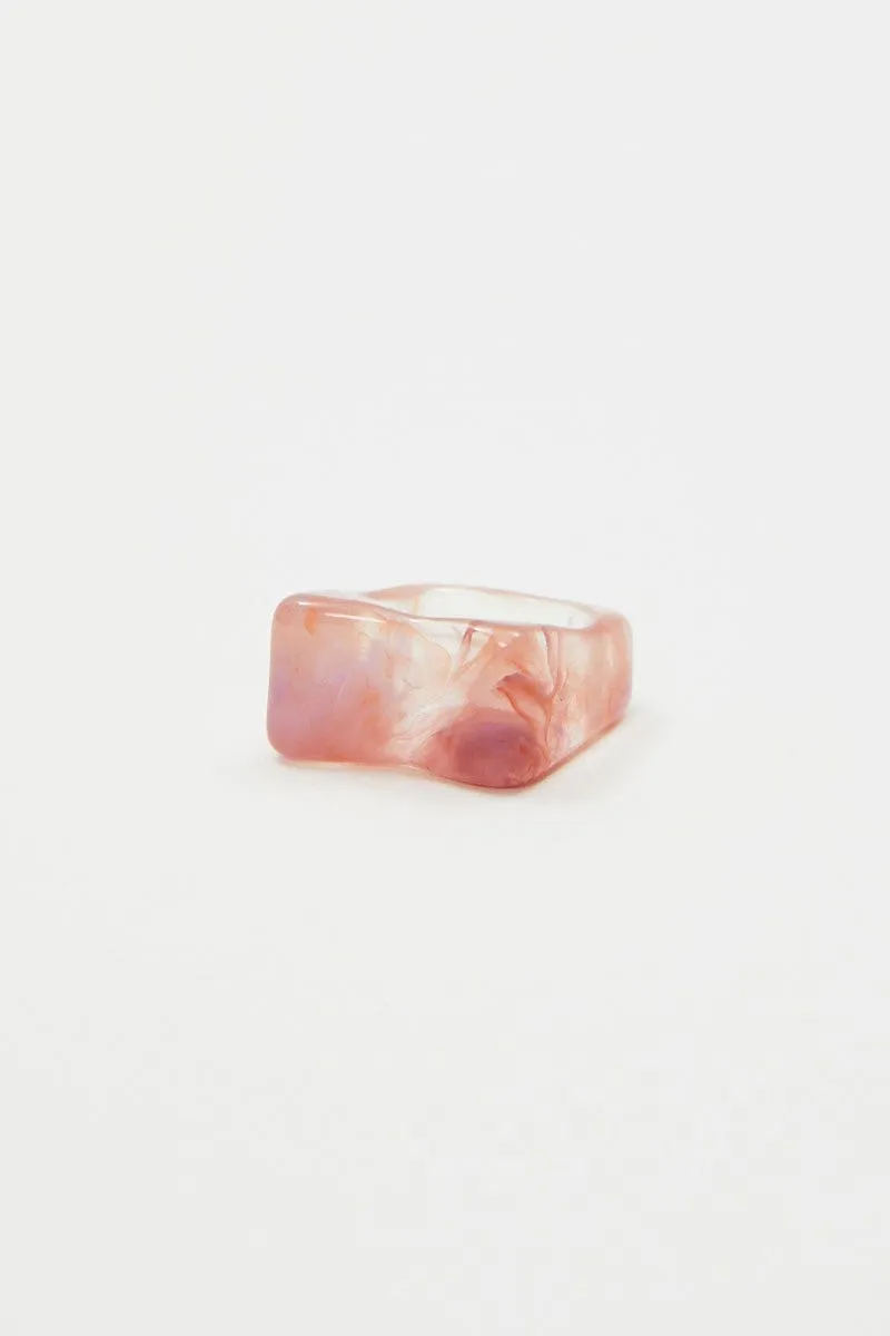 Pink Acrylic Ring