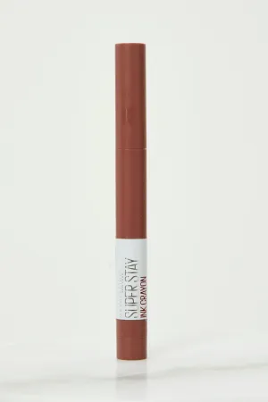 Pink Maybelline Superstay Ink Crayon Lipstick