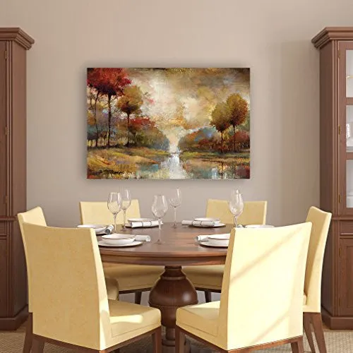 PORTFOLIO CANVAS DECOR LARGE PRINTED CANVAS WALL ART PAINTING, 30 BY 40-INCH, FOND MEMORY, FRAMED AND STRETCHED READY TO HANG