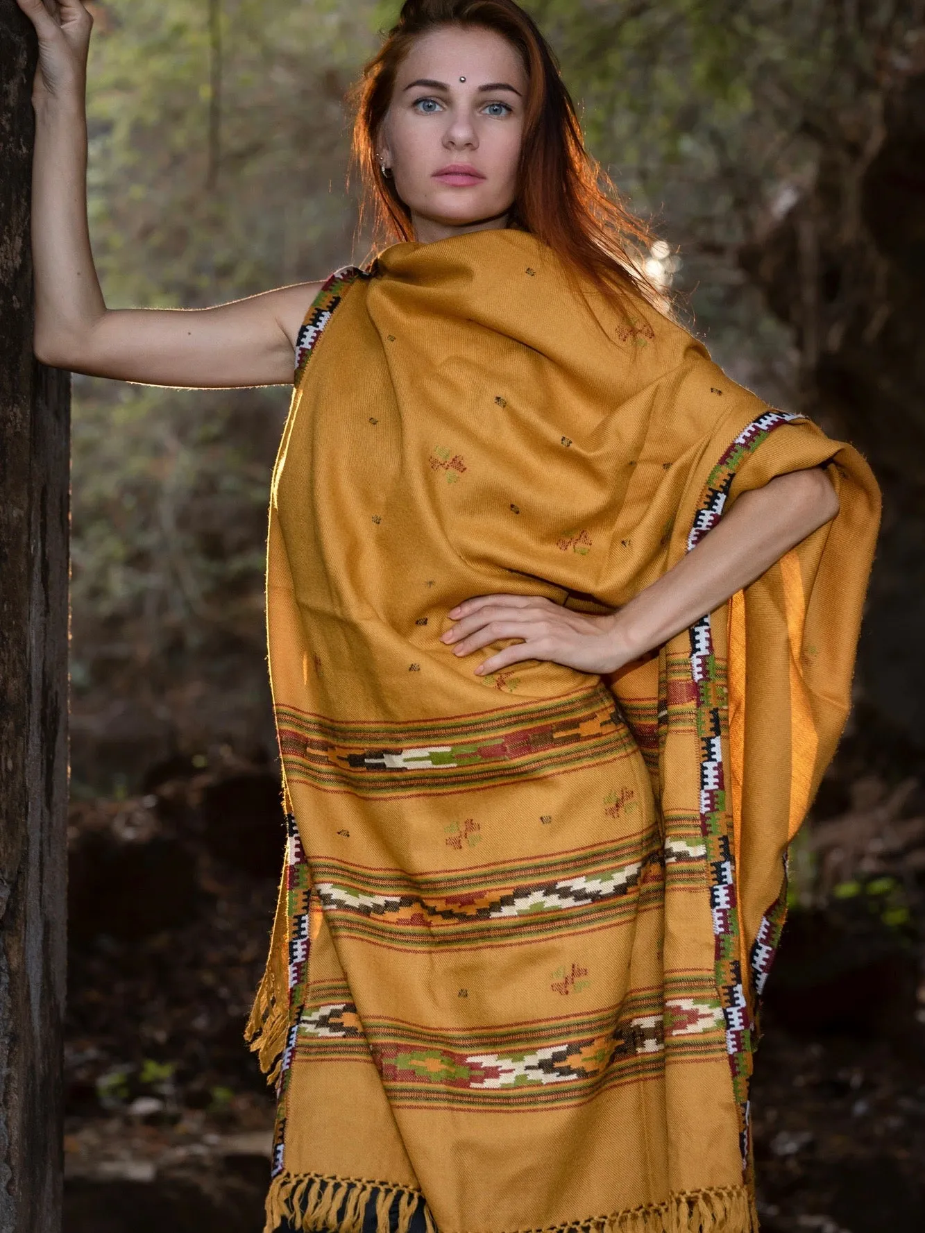 Pure Wool hand made blanket / Shawl