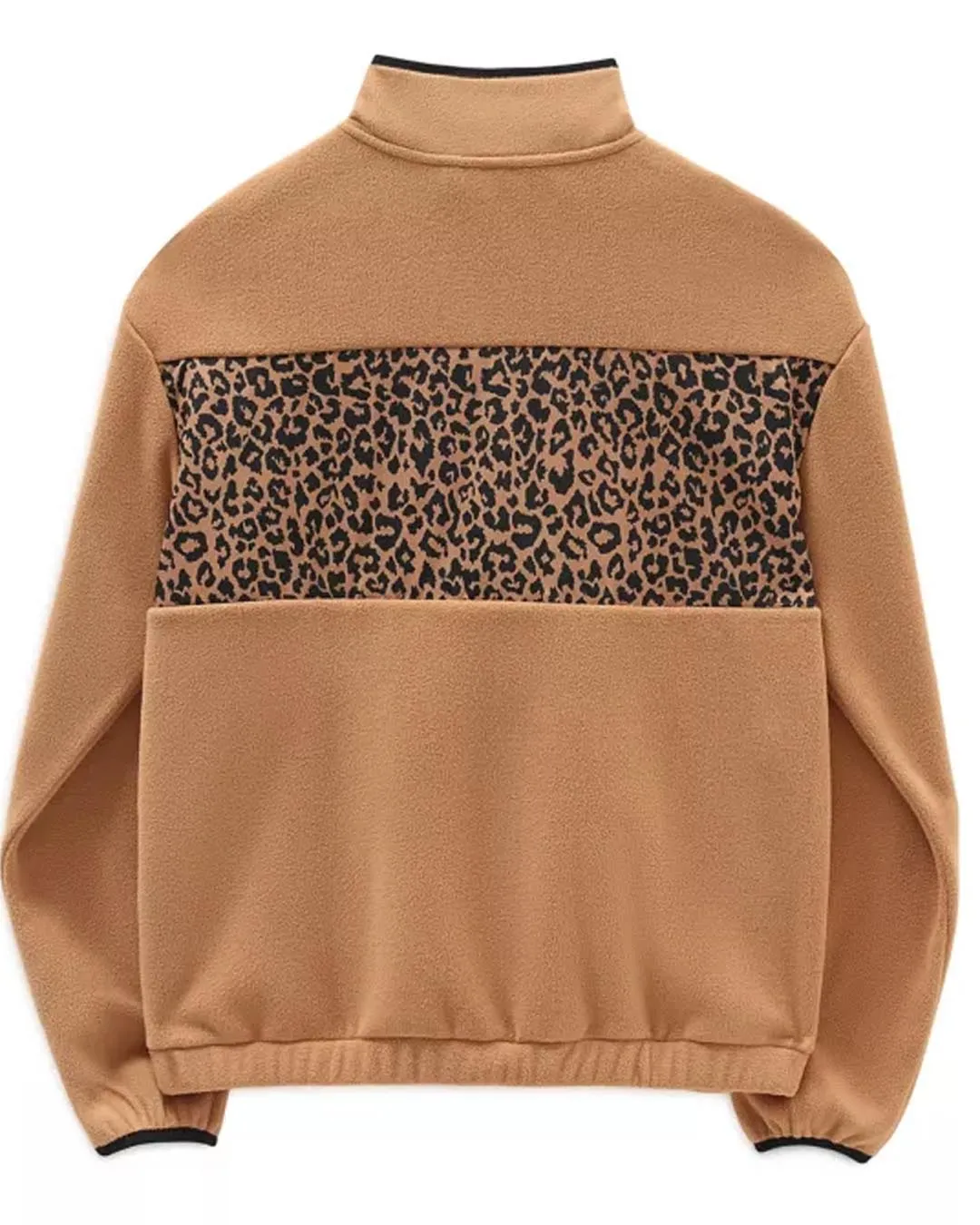 Quinn Mock Zip Fleece - Chipmunk