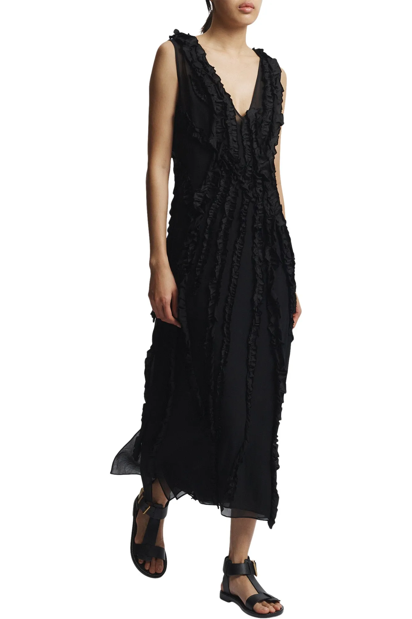 Saint Art Renata Shift Dress in Black