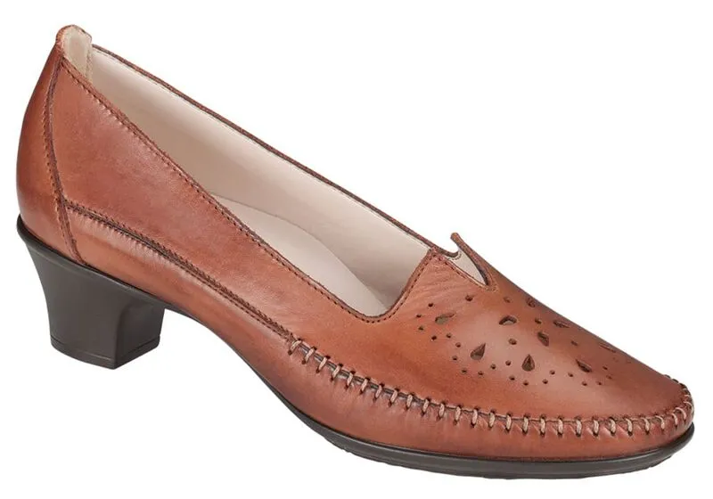 SAS Sonyo Slip On Heel - Alfa Brown