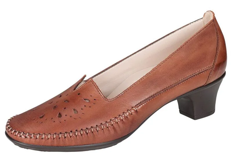 SAS Sonyo Slip On Heel - Alfa Brown