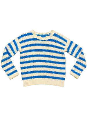 Size L - M.i.h Jeans Blue and White Amorgos Jumper