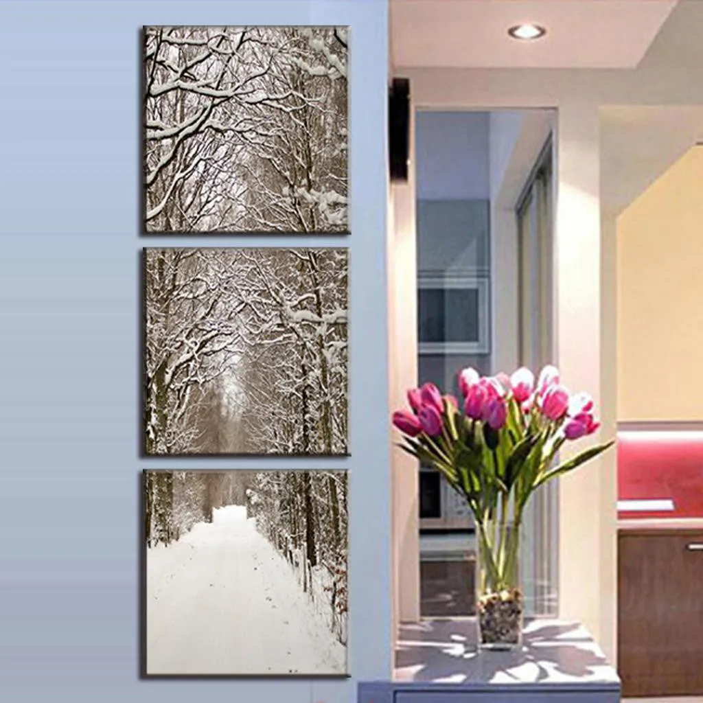 Snowy Winter Boulevard