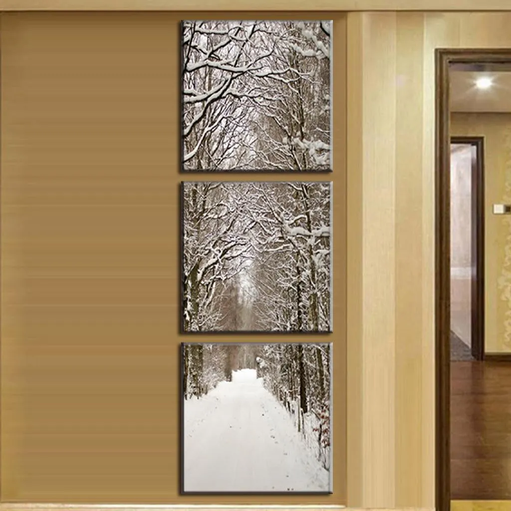 Snowy Winter Boulevard