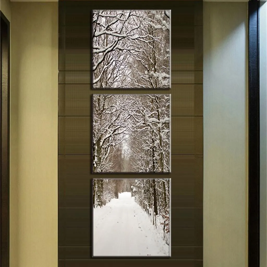 Snowy Winter Boulevard
