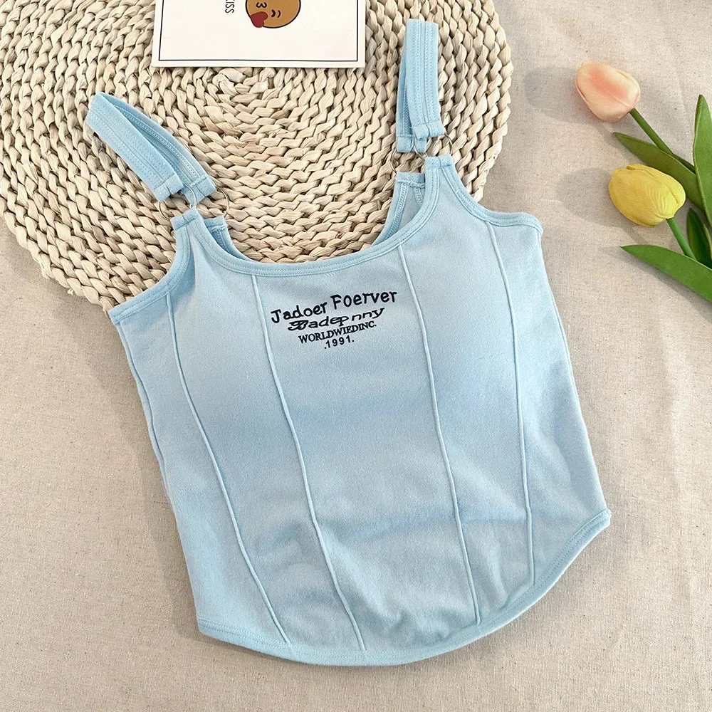 Summer Letter Chic Crop