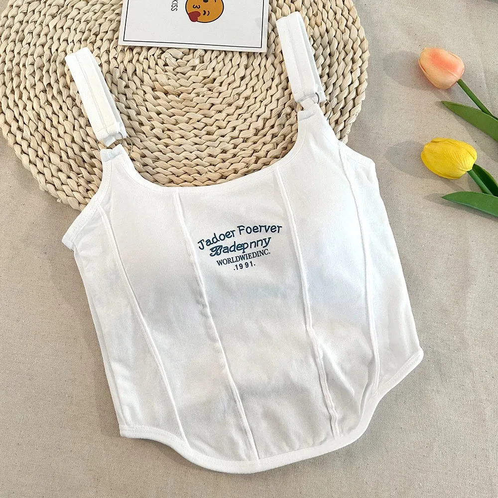 Summer Letter Chic Crop