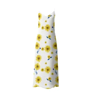 Sunflower Slip Dress