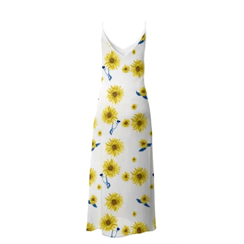 Sunflower Slip Dress