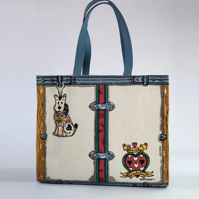 Tote Bag For Women Unique Design Colorful Printing Canvas Handbag
