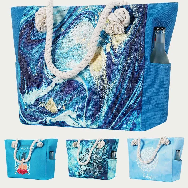 Tote For Daily Use Beach Travel Multi Function Canvas Bag
