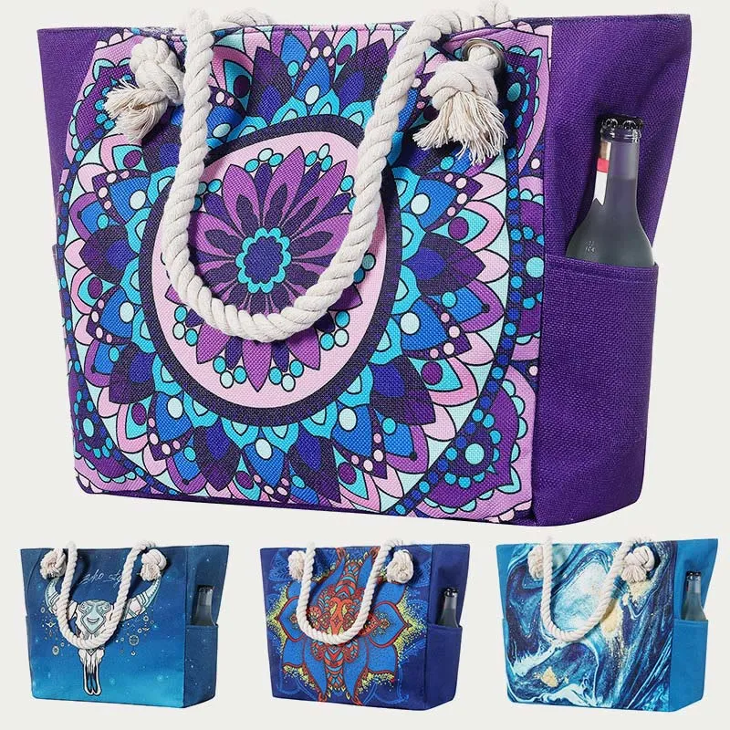 Tote For Daily Use Beach Travel Multi Function Canvas Bag