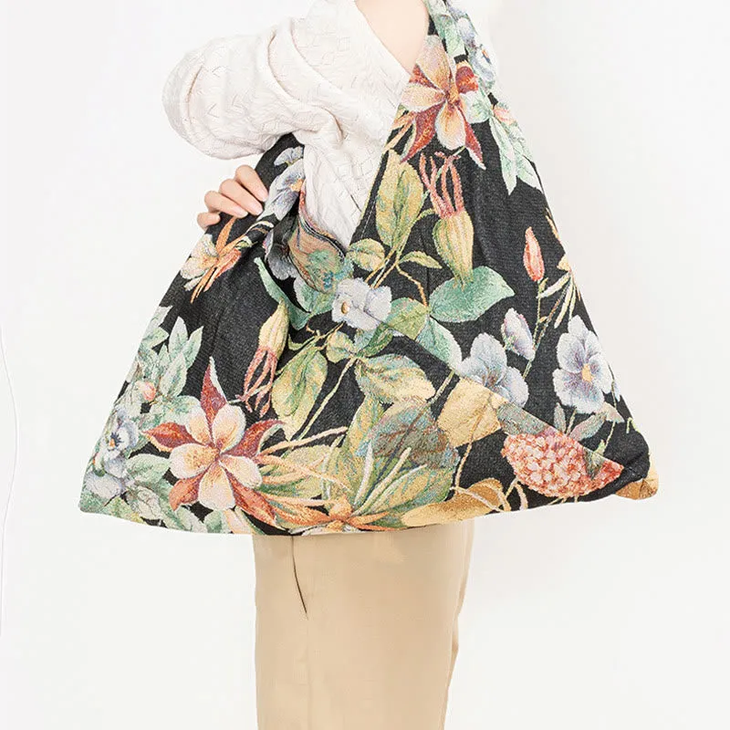 Triangle Underarm Bag For Women Classic Canvas Shoulder Bag