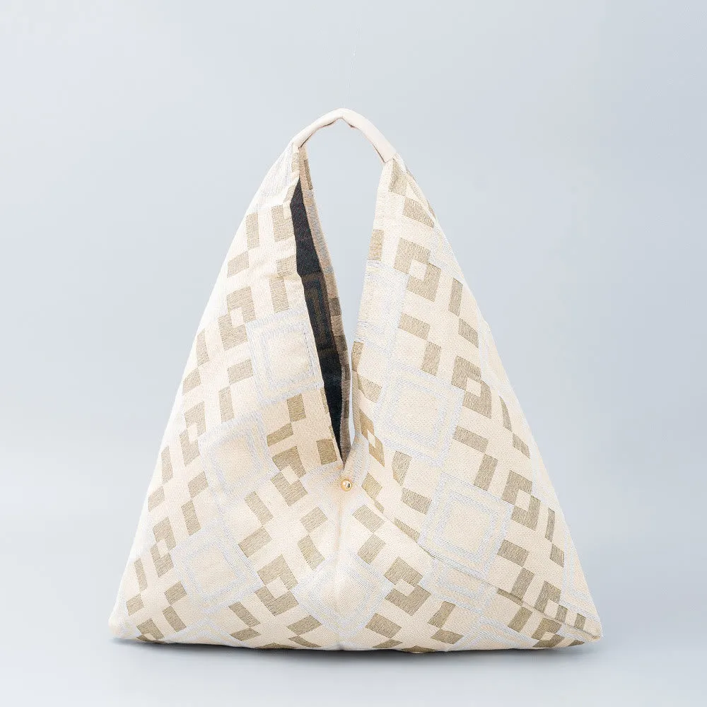 Triangle Underarm Bag For Women Classic Canvas Shoulder Bag