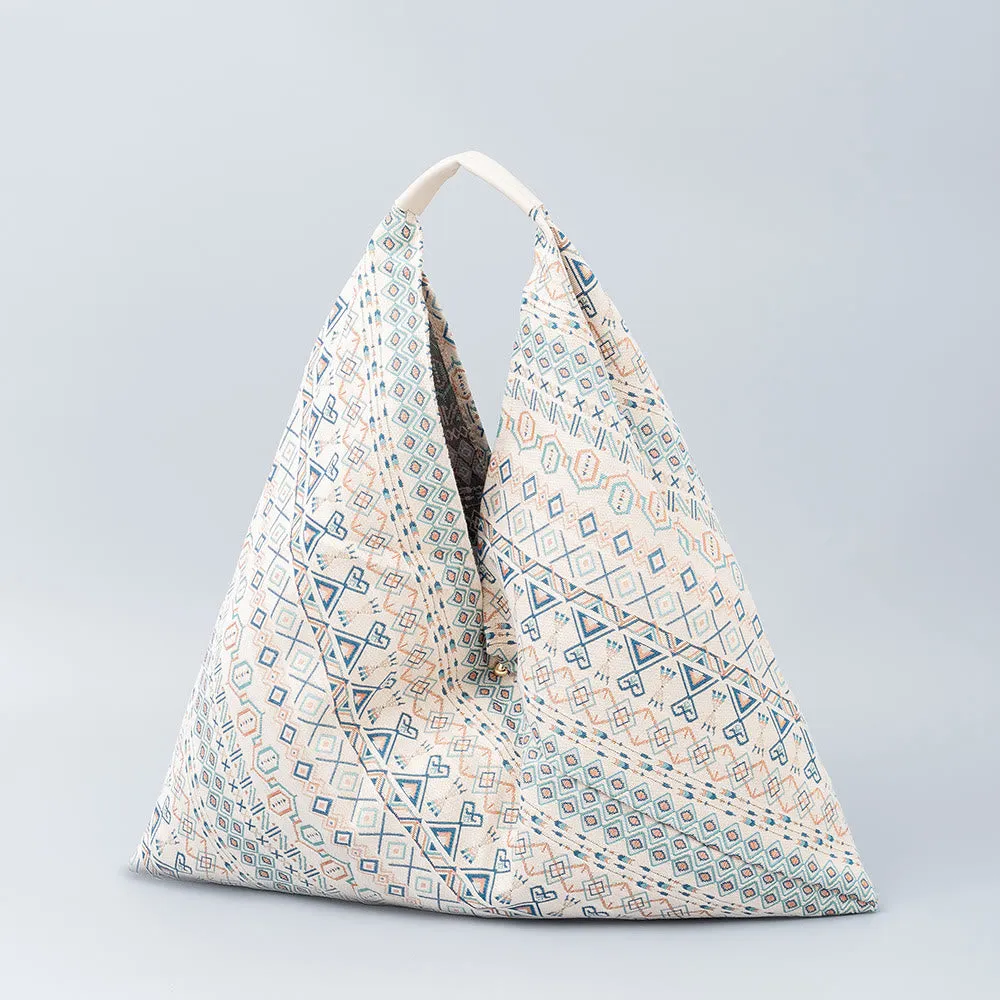 Triangle Underarm Bag For Women Classic Canvas Shoulder Bag