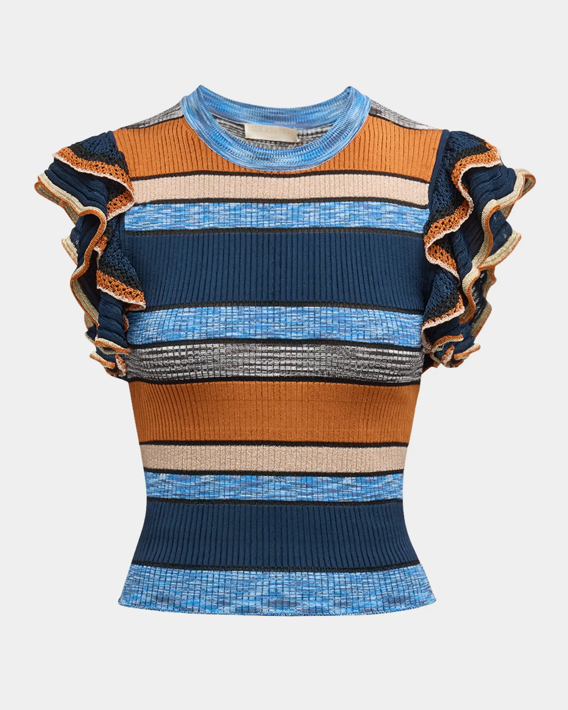Ul0703 Cecile Top - Adriatic Stripe