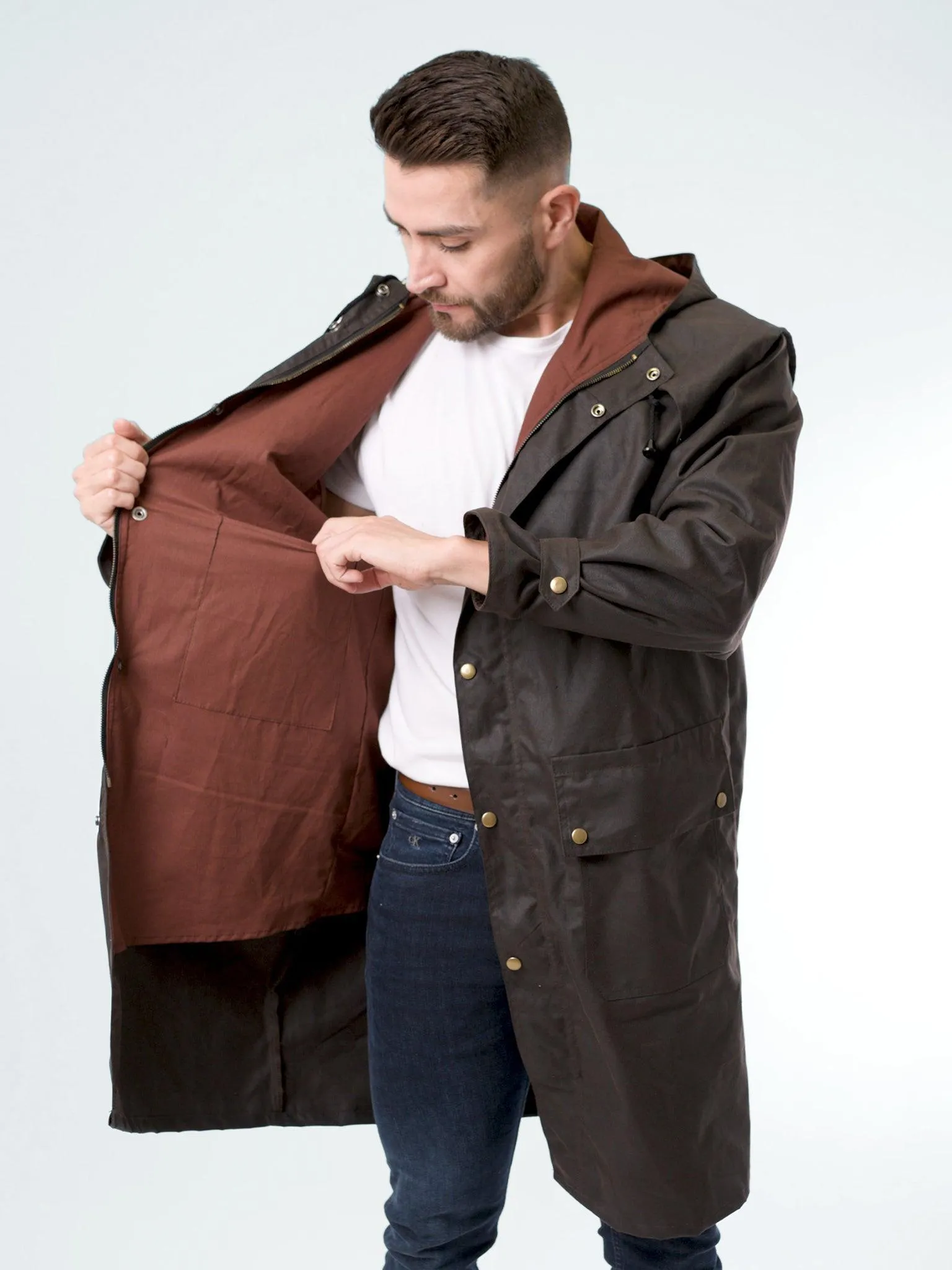Unisex Oilskin Overcoat