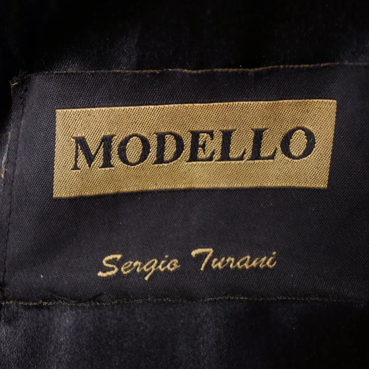 Vintage 1990s Stenciled Leather and Mink Coat by Sergio Turani