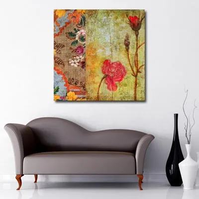 Vintage Rose Art Canvas