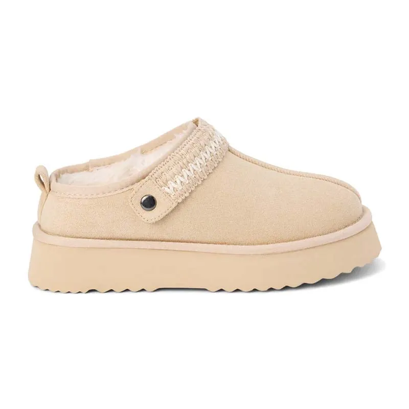 Women's Storm Clog Slippers in Natural