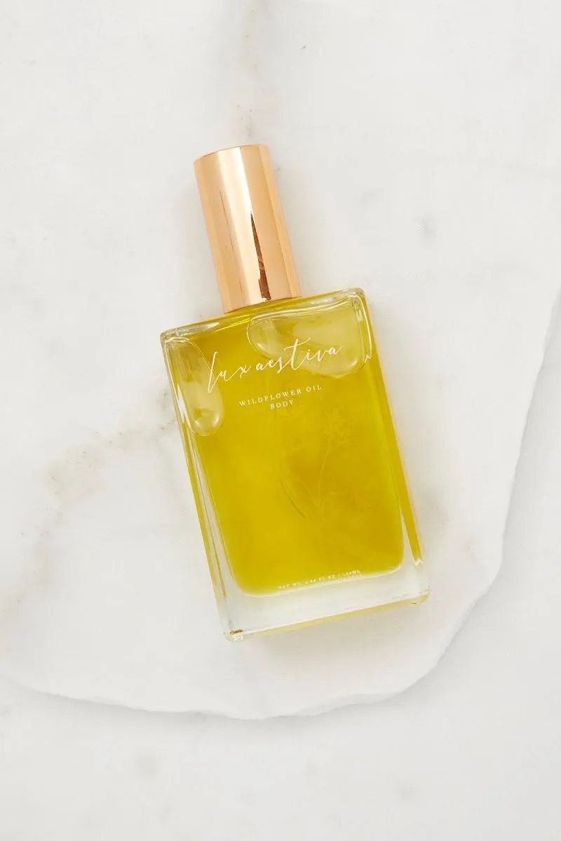 Yellow Lux Aestiva Wild Flower Body Oil 100Ml
